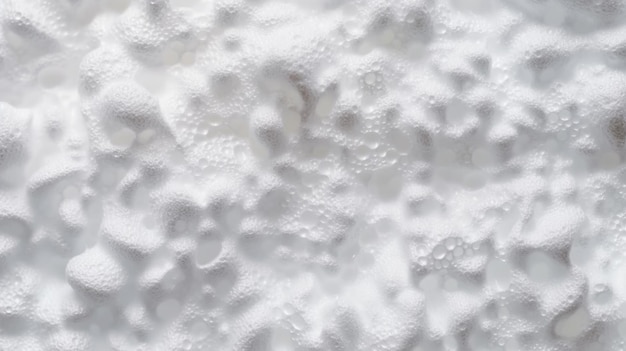 a close up of a white wall with bubbles of water generative ai