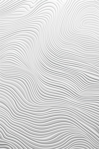 A close up of a white wall with wavy lines Digital image