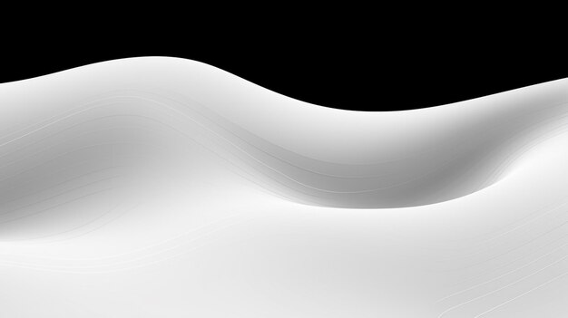 a close up of a white wave on a black background generative ai