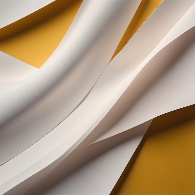 A close up of a white and yellow paper with the word " i love " on it.