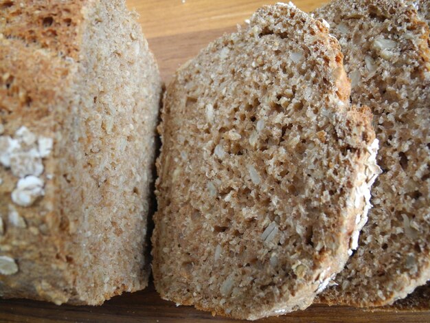 Photo close-up of wholegrain bread