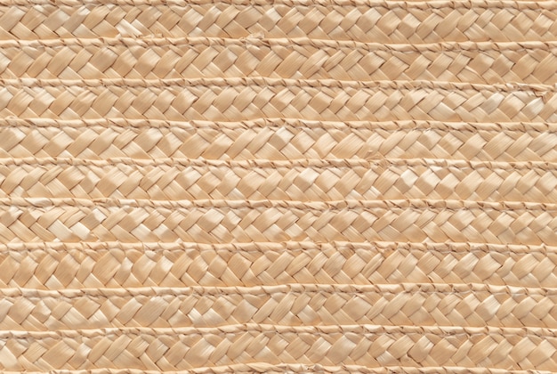 Close up wicker basket texture for use as background . Woven basket texture.