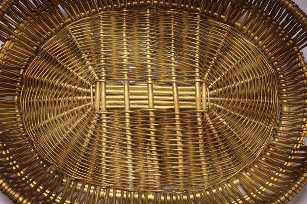 Photo close-up of wicker basket