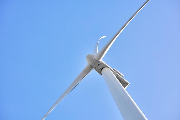 Close up of windmill taking from above