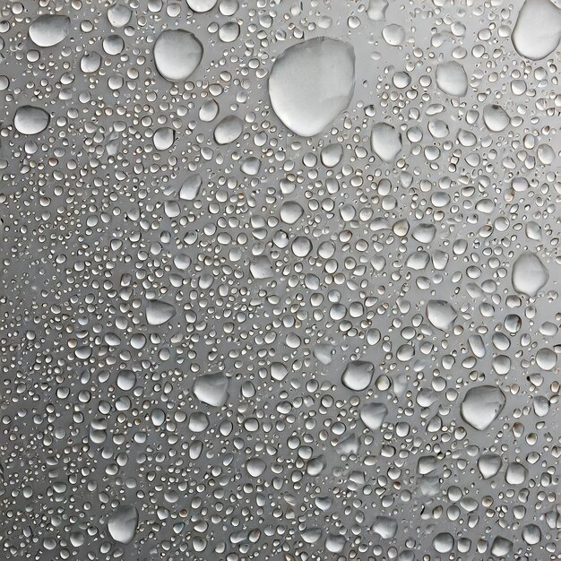 a close up of a window with rain drops on it