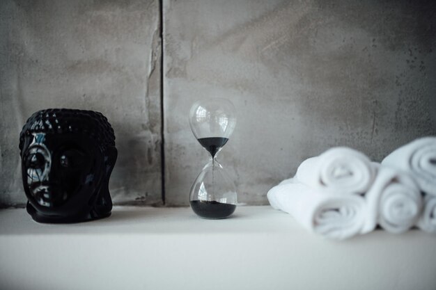 Close-up of wine glass on table