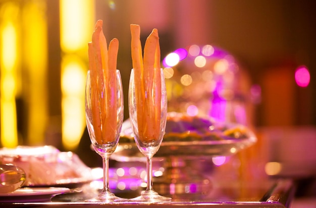 Close-up of wine in glass on table