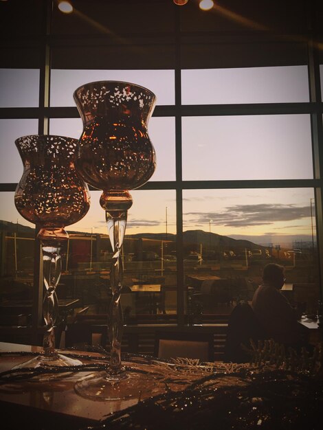 Photo close-up of wine in glass