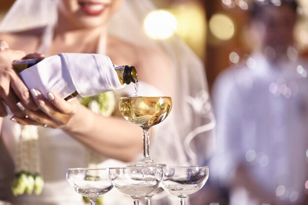 Photo close-up of woman drinking glasses