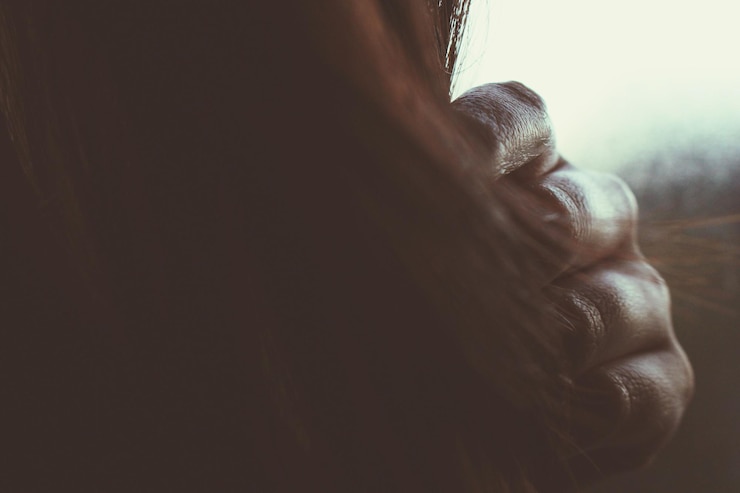 Photo close-up of woman hair