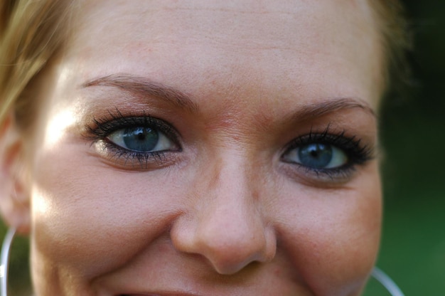 Photo close-up of woman