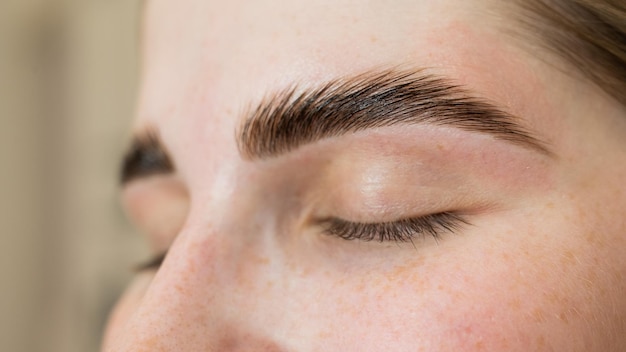 Foto close-up di una donna