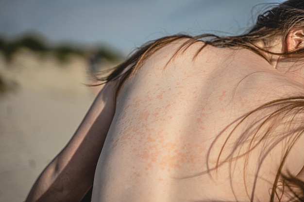 Photo close-up of woman