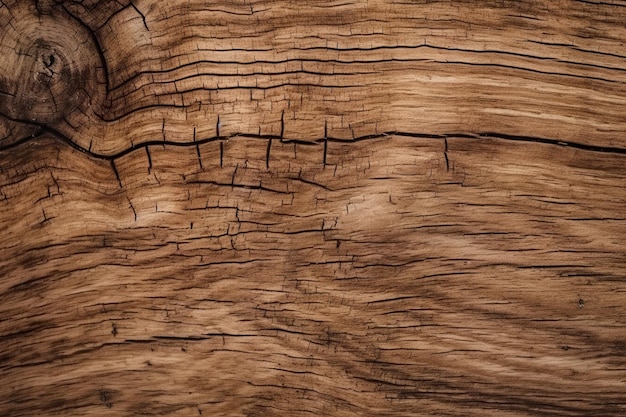 ザラザラした質感を持つ木材の接写