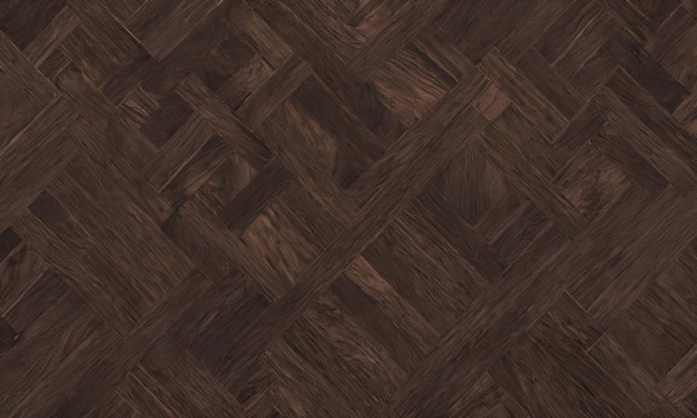 A close up of a wooden parquet floor