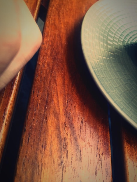 Photo close-up of wooden plank