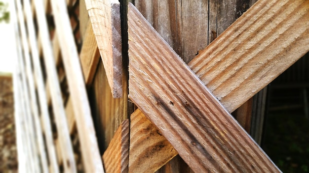 Photo close-up of wooden plank