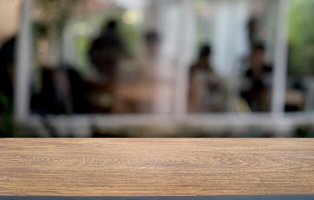 木製のテーブルのクローズアップ