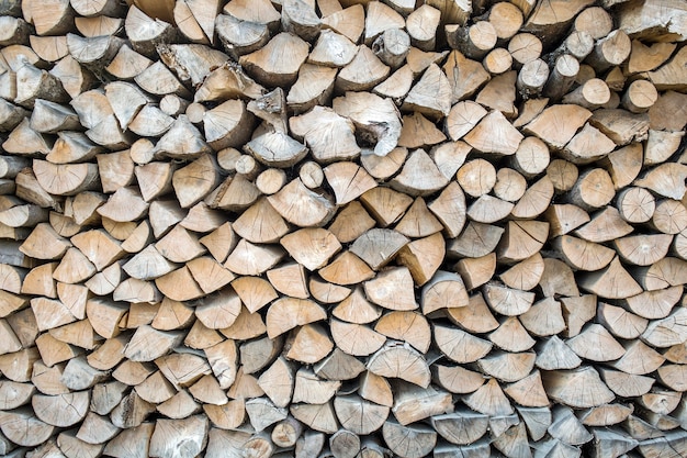 Close up of wooden timber wall pattern and background