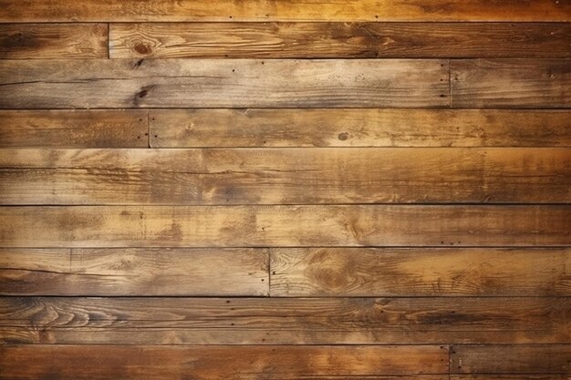 茶色の汚れが付いている木製の壁の接写生成 AI