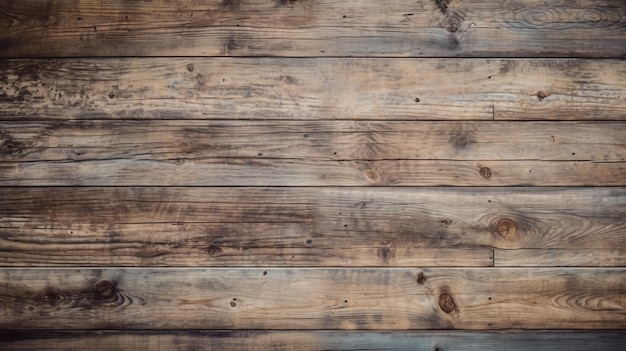 a close up of a wooden wall with a lot of wood planks generative ai