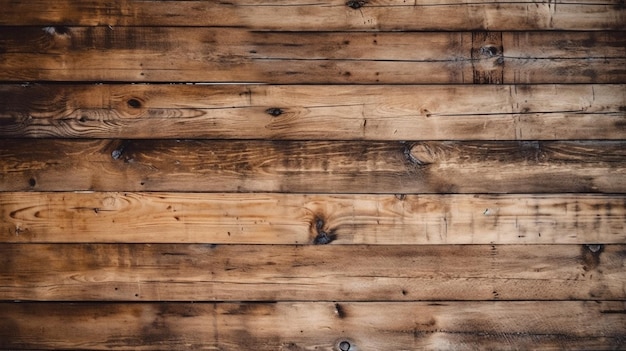 a close up of a wooden wall with a wooden floor generative ai