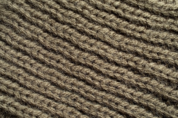 Close up on wool texture details