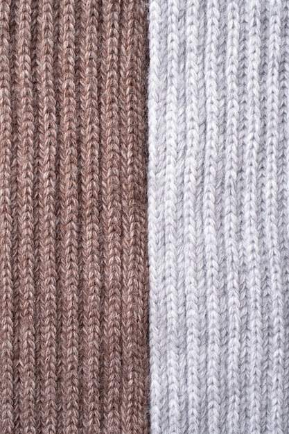 Close up on wool texture details