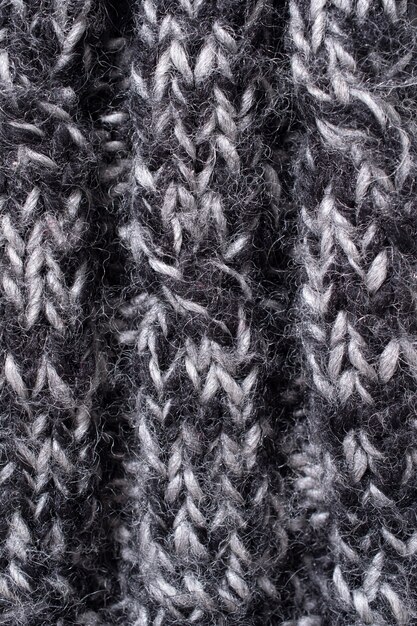 Close up on wool texture details