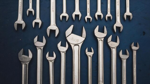 Close up wrench set