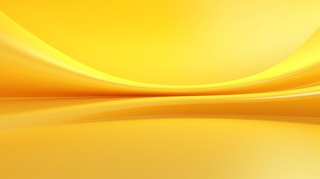 A close up of a yellow background with a smooth curve