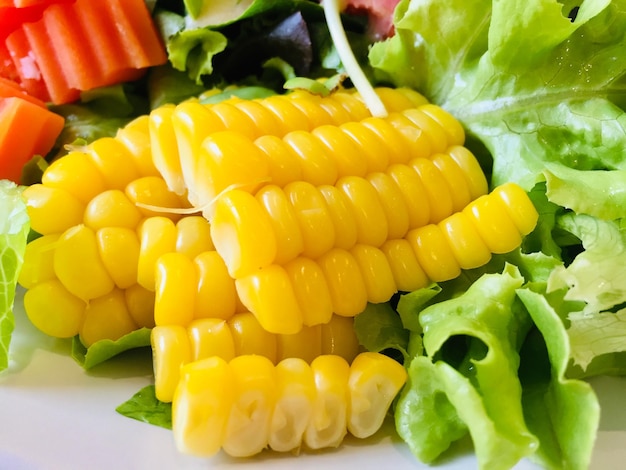 Close-up of yellow bell peppers