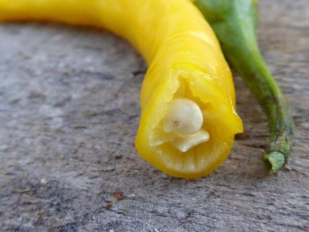 Close-up of yellow bread