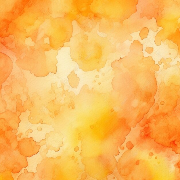 Photo a close up of a yellow and brown watercolor background generative ai