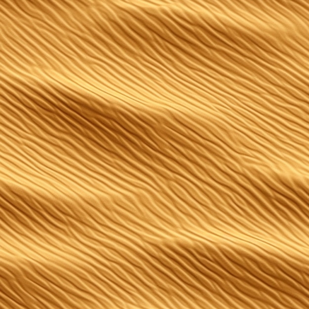 A close up of a yellow fabric with a wave pattern generative ai