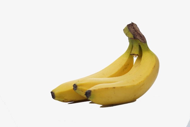 Close-up of yellow fruit against white background