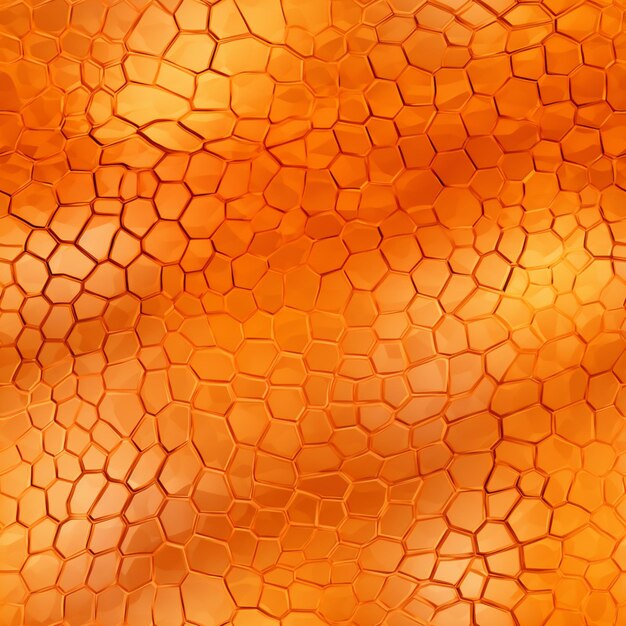 A close up of a yellow and orange background with a pattern generative ai