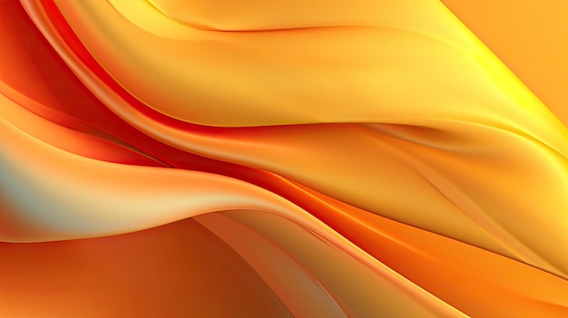 a close up of a yellow and orange wavy background