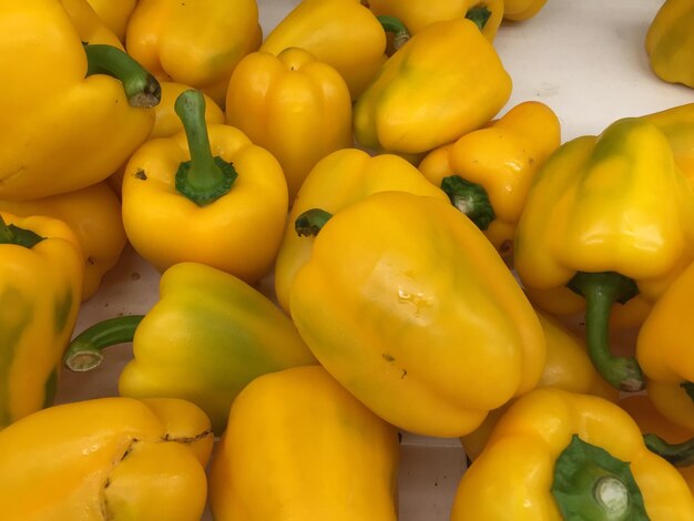 Close-up of yellow tomatoes