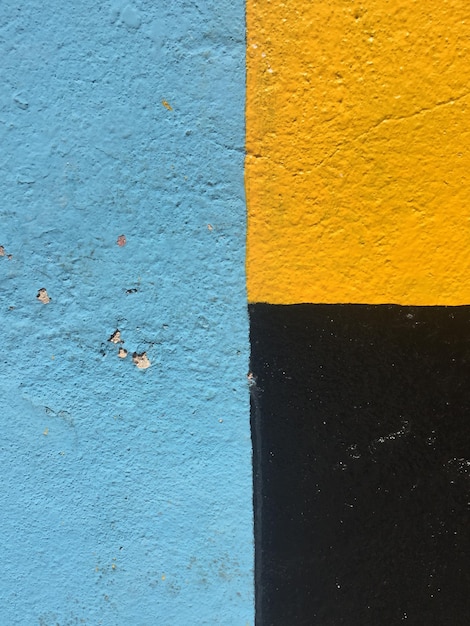 Photo close-up of yellow wall