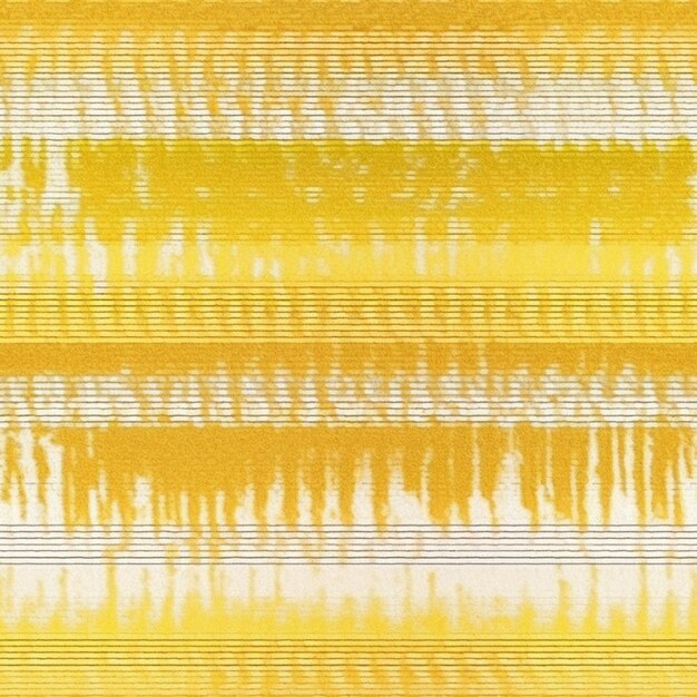 A close up of a yellow and white striped pattern on a wall generative ai