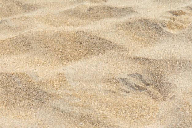 Close-up zand op het strand