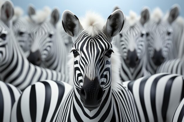 Close up Zebra