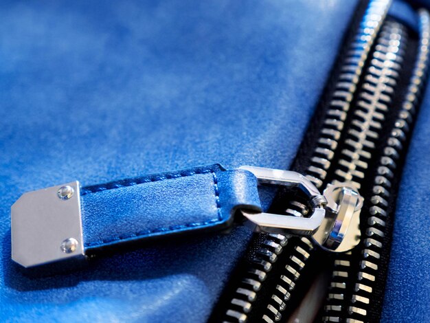 Close-up of zipper