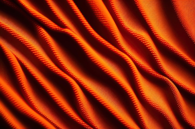 Close-updetail van oranje geweven textuurachtergrond