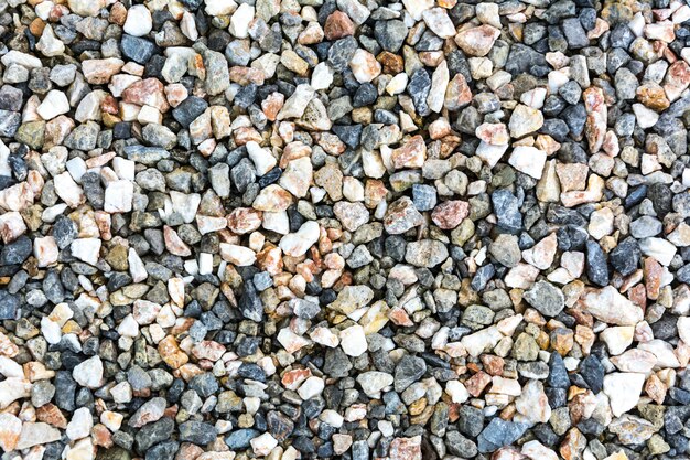 Close-upgravel als achtergrond.