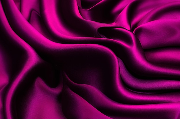 Close-uptextuur van natuurlijke rode of fuchsiakleurige stof of doek in dezelfde kleur