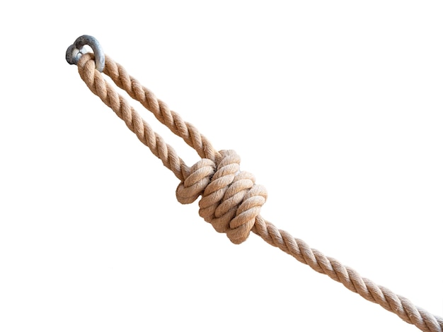 Close view rope texture