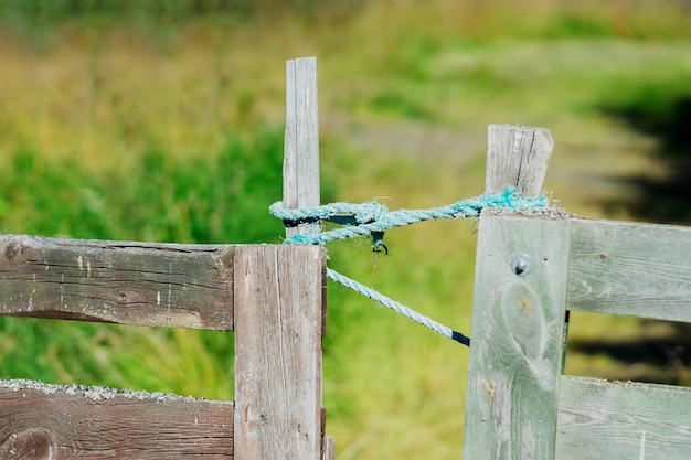 Closed Norway farm fence background hd