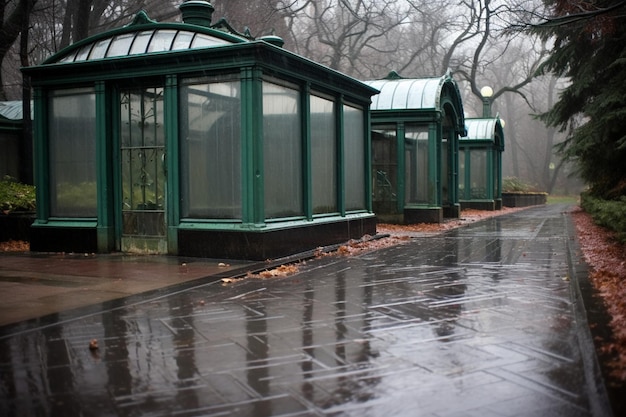 Closed public garden